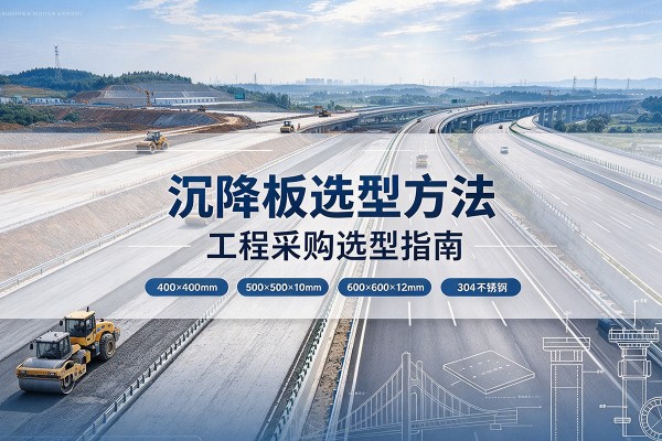 松溪沉降板选择方法