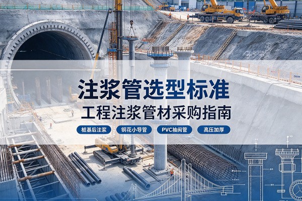 松溪注浆管选型标准