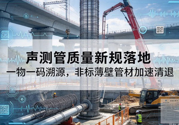 松溪声测管质量新规落地，一物一码溯源，非标薄壁管材加速清退