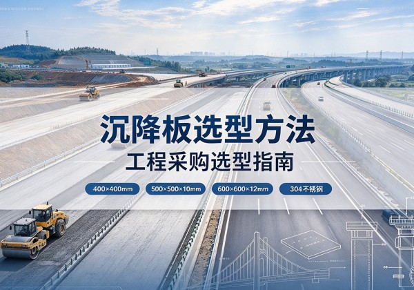 松溪沉降板选择方法