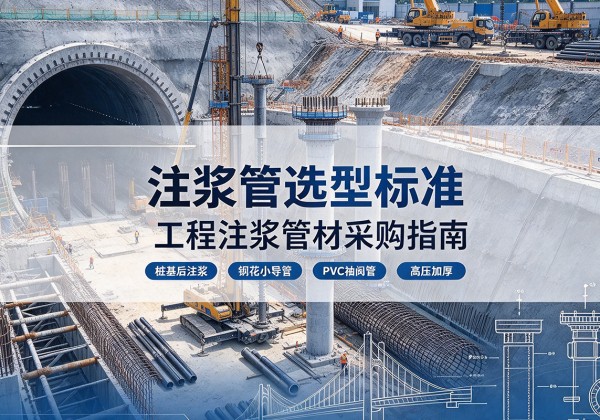 松溪注浆管选型标准
